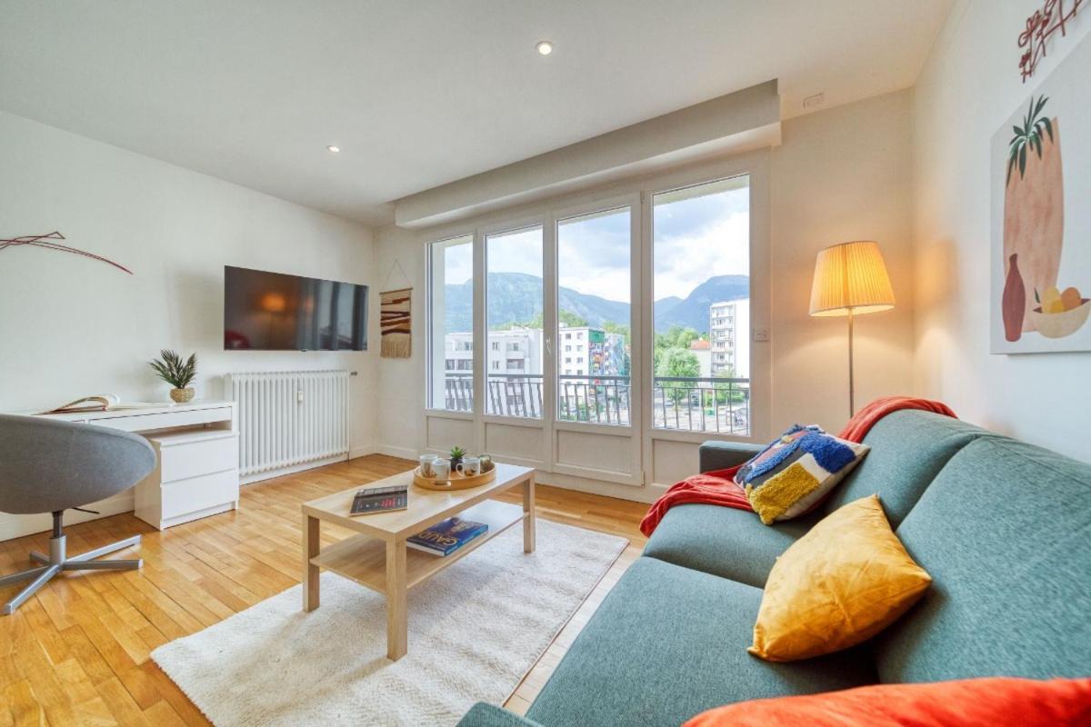 Le Joli Stade, Appartement Avec Magnifique Vue, Grenoble, Rhone Alpes 外观 照片